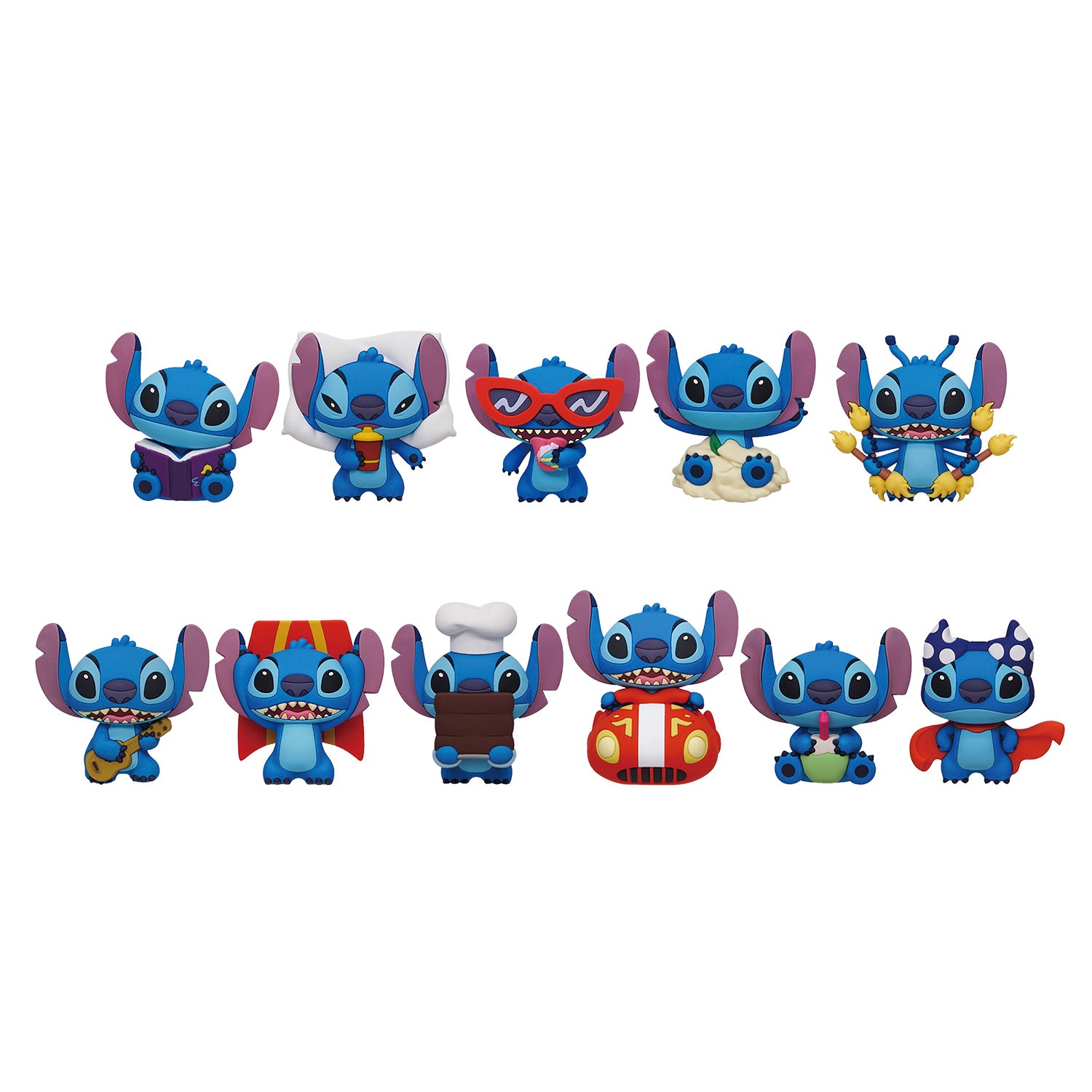 Stitch Series 7 3D Collectable Keychains